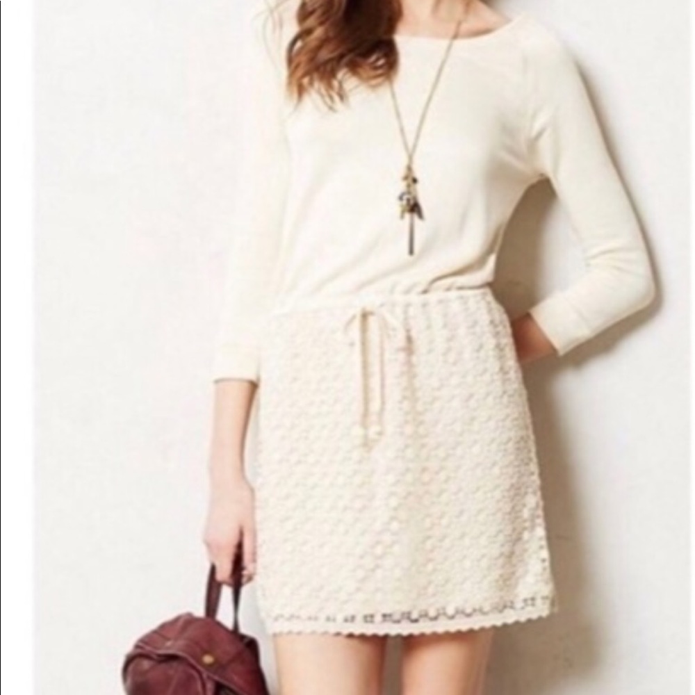 Anthropologie Saturday Sunday Ceridwen Cream Dress